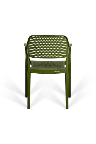 Hawaii Kollu Kafe Ve Balkon Sandalyesi 2'li Yeşil