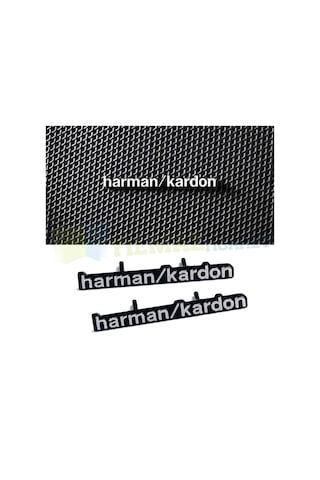 Harman Kardon Hoparlör Logo Amblem Tırnaklı Metal 2 Adet Yüksek Kalite