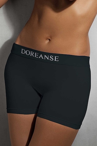 Doreanse Kadın Modal Spor Şort 8110-siyah Siyah