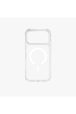 Apple Uyumlu iPhone 17 Pro Max Kılıf Combat Serisi Üç Katmanlı Shocksorb Magsafe Özellik Magclick Koruyucu Kapak Şeffaf