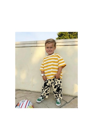 Poala Kids Kamuflaj Balloon Jeans Çok Renkli