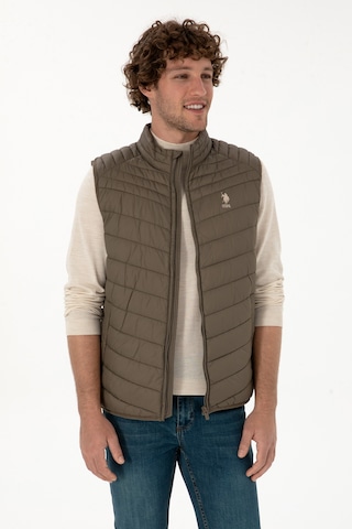 U.s. Polo Assn. Erkek Vizon Yelek Dokuma 50312012-vr052 Vizon