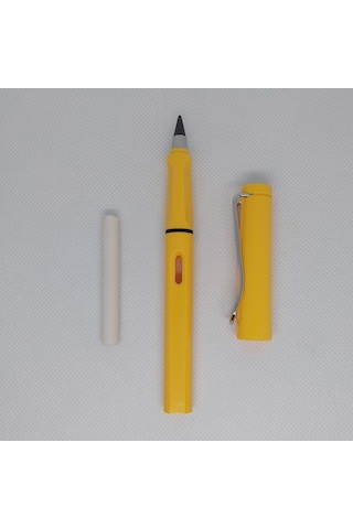 Bitmeyen Değiştirilebilir Sonsuz Uçlu Limon Sarısı Renk Kurşun Ka