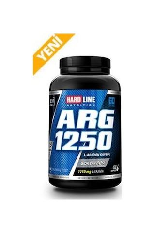 Hardline Arg 1250 Arginine Arjinin 120 Kapsül