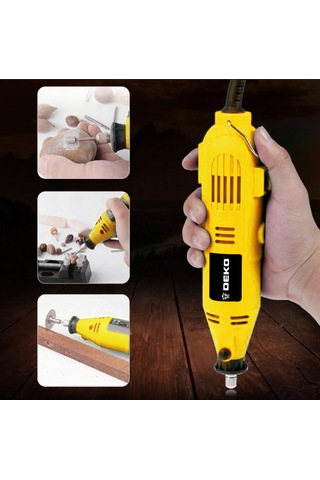 Deko 211 Parça 400 Watt 60.000 Rpm 6 Kademe Devirli Hobi Gravür