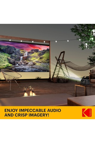 KODAK FLIK X2 Taşınabilir 100"Mini Pico Projektör