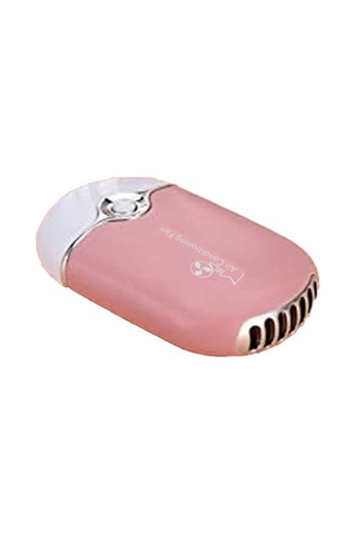 Mini Usb Fan Dahili Lityum Pil Şartlandırma Şarj Edilebilir Jgffhc Pembe