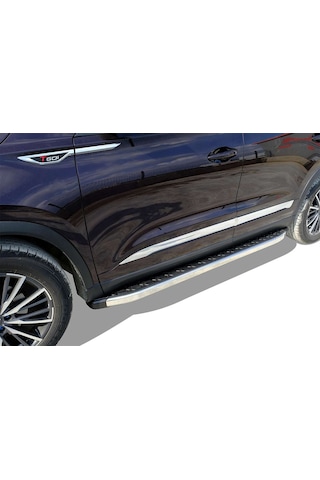 Omsa Chery Tiggo 8 Pro Blackline Yan Basamak Krom 2023 Ve Sonrası