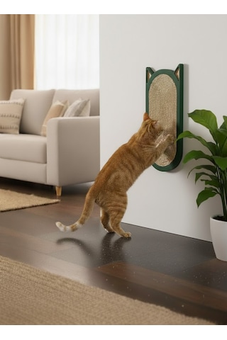Duvara Monte Edilebilir Kedi Tırmalama Tahtası