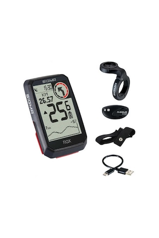 SIGMA ROX 4.0 GPS KİLOMETRE SAATİ HR SET