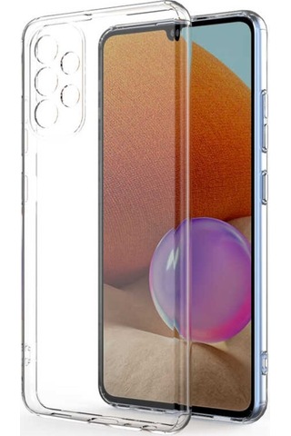 Galaxy A72 Kılıf Zore Kamera Korumalı Süper Silikon Kılıf Renksiz