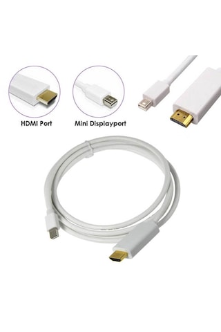 1.8m 4k 60hz Mini Displayport Thunderbolt To Hdmi Kablo