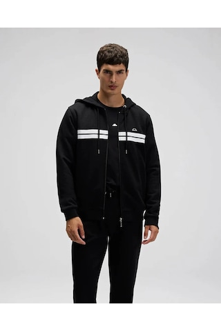 Ellesse Kapüşonlu Siyah Erkek Sweatshirt Em617 Siyah