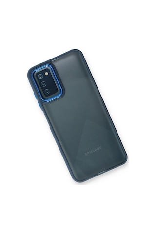 Gld-spt- Newface Samsung Uyumlu Galaxy A03s Kılıf Dora Kapak - Mavi