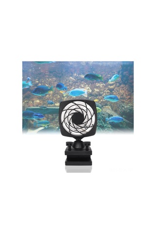 Xindoker Akvaryum Soğutma Fanı - Su Sıcaklığını 4 C'ye Kadar Düşürür, 15mm Cam Kalınlığına Uygun