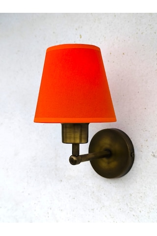 Shimmer Duvar Apliği Eskitme Gold Turuncu Başlıklı Turuncu