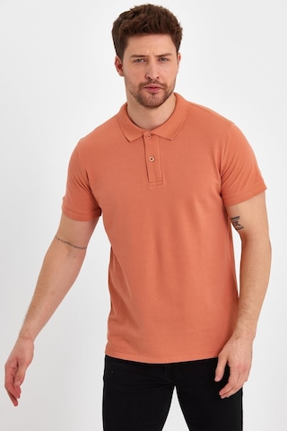 Nemonti Premium Penye Polo Yaka T-shırt Aprıcot Crush