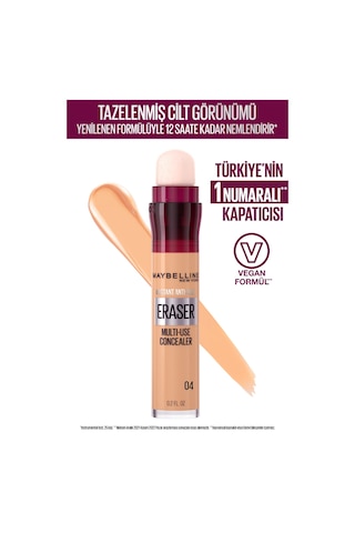 Maybelline New York Instant Eraser Kapatıcı 04 Honey