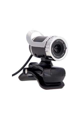 Padalink Dizüstü Ve Masaüstü Usb Kamera, Yüksek Kaliteli Video Görüntü, Dahili Mikrofon, Manuel Odak Ayarı, 360 Derece Dönebilen, Plug & Play, Gümüş Renk