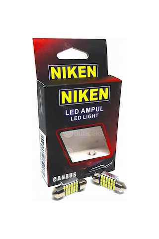 Niken Led Sofit Ampul Set 12V 18 Led’Li 31Mm – Beyaz Işık