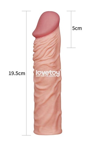 Fastieshop Pleasure X Tender Realistik Penis Kılıfı 5 Cm Uzatmalı