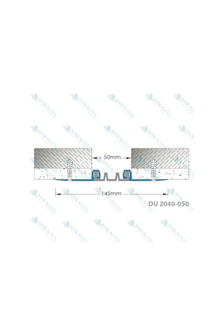 Ankadex 5 Cm Dilatasyonlar Için Duvar&Tavan Profili