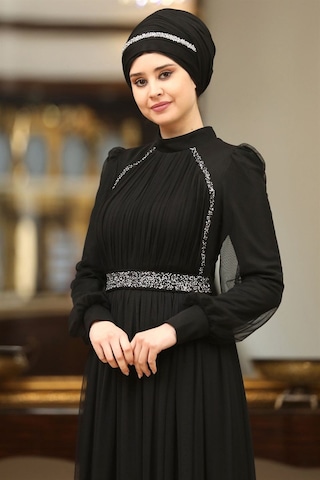 Esilanur Efsane Tesettür Abiye Siyah