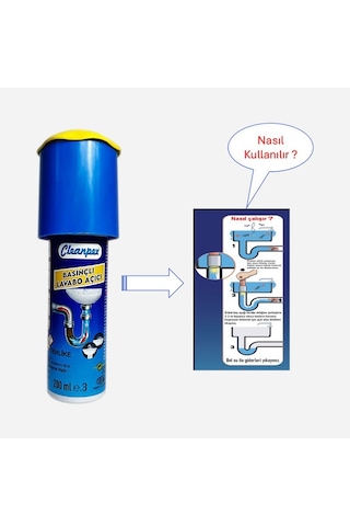 Cleanpeks Basınçlı Lavabo Açıcı Diğer