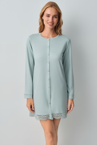 Suwen Sofia Uzun Kollu Kısa Gecelik Wsh10710124298 Su Yeşili