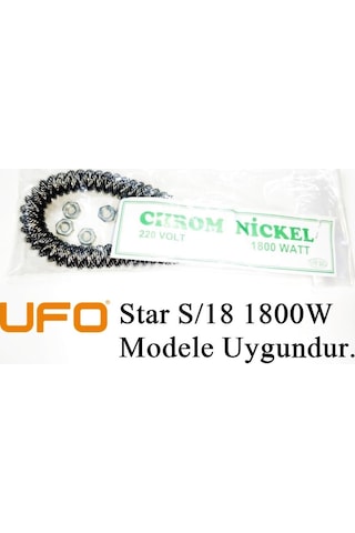 Ufo Star S/18 1800w Uyumlu 1800w İnfrared Soba Isıtıcı Rezistans Teli Yatay