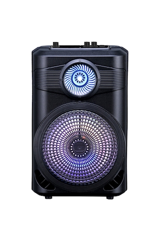 Teknodur Gd-904 Dijital Led Göstergeli Fm Radyolu Mikrofonlu Rgb Tws 8 İnç Stereo Bas
