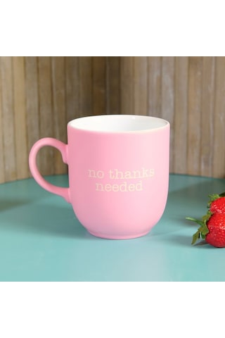 Rakle No Thanks Needed Kupa - Pembe - 400 Ml Pembe