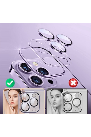 Apple Uyumlu iPhone 14 Pro Kılıf Kamera Lens Ve Toz Korumalı Sararmaz Sert