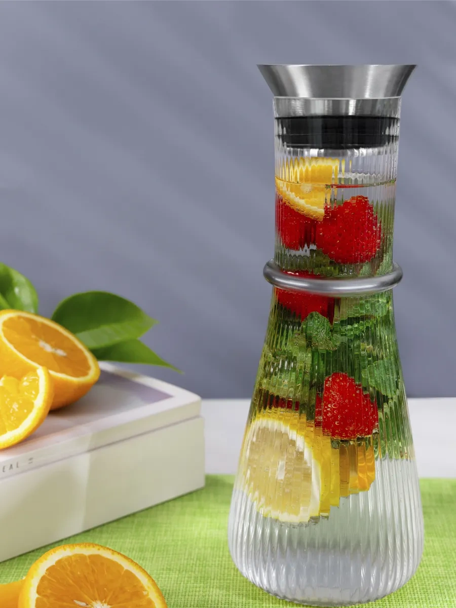 Homelabshop Kapaklı Cam Su Sürahisi 416591567