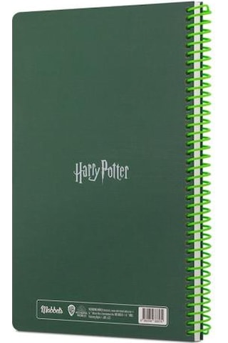 Mabbels Harry Potter Slytherin Spiralli Not Defteri Yeşil 80 Yaprak Çizgili 17x24cm Dft-388579