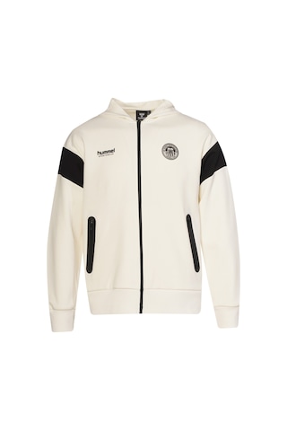 Hummel Glex Fermuarlı Hoodıe 922399-9157 Ekru