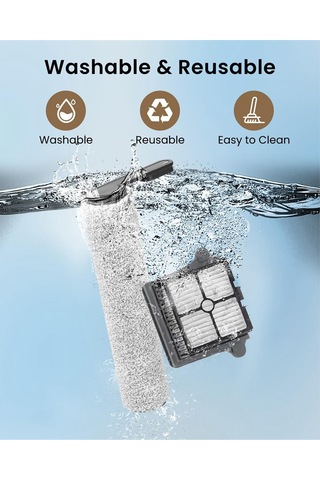 Junzhuodianpu Tineco Floor One S6/s7 Pro Islak Ve Kuru Elektrikli Süpürgeler, Fırça Silindirleri İçin Hepa Filtre Ve Yedek Parça Kiti