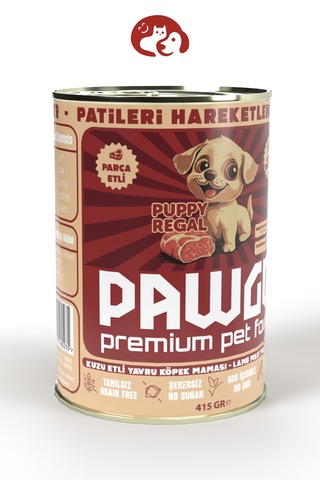 Puppy Regal | Kuzulu | 400g X 12 |yavru-mini Irk | Parça Etli | Köpek Yaş Mama