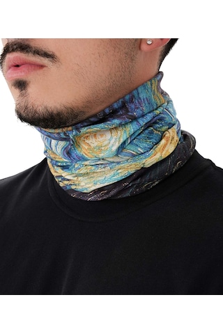 Musclecloth Çok Amaçlı Boyunluk Starry Night Mavi