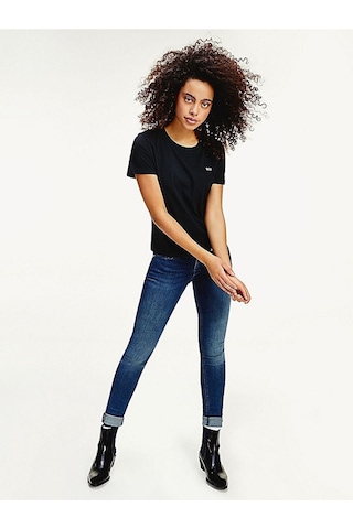 Tommy Hilfiger Tommy Hılfıger Kadın T-shırt Dw0dw09198-bds 001