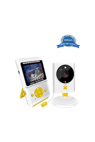 Akıllı Bebek Kamerası Monitörlü Karşılıklı Konuşma Özellikli Sıcaklık İzleme 2.4 İnç Bebek Kamerası