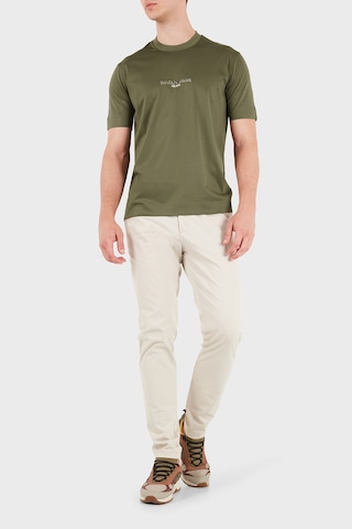 Emporio Armani Pamuklu Yuvarlak Yaka Regular Fit T Shirt Erkek T Shirt Em007353 Af10017 M7312 Haki