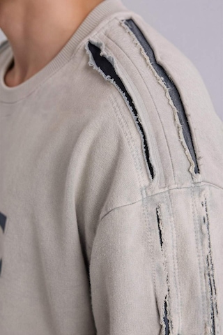 Defacto Boxy Fıt Bisiklet Yaka Sweatshirt H6268ax26spgr368 Gri-gr368