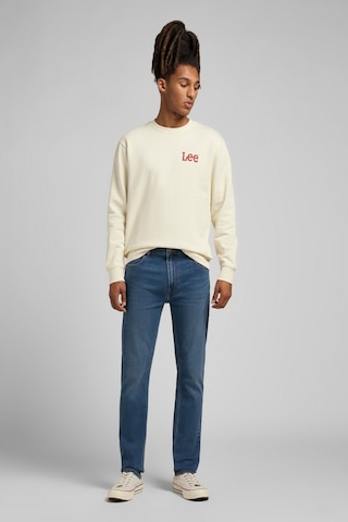 Lee Rider Slim Fit Dar Kesim Normal Bel Esnek Jean Kot Pantolon Mid Worn Tinted