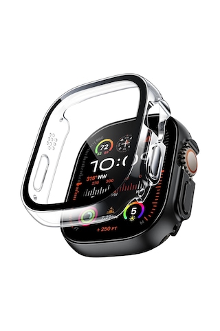 Forzacase Apple Uyumlu Watch Ultra 3 49mm İle Önü Kapalı Ekran Korumalı Sert Rubber Kılıf - Fc015