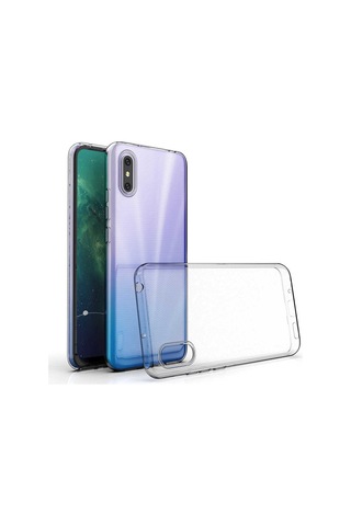 Rba Aksesuar Redmi 9a Kılıf Rba Süper Silikon Kapak - Renksiz Çok Renkli