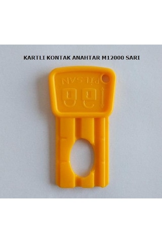 Pilsan Akülü Araba Kartlı Kontak Anahtar Sarı