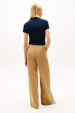 Nakışlı Lacivert Kadın Polo T-shirt Lacivert