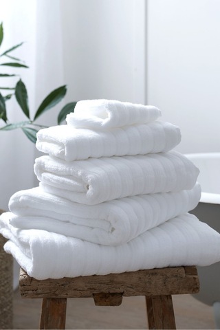 Hydrocotton Havlu Kabarık, Emici Ve Çabuk Kuruyan Pamuklu Tekli Beyaz