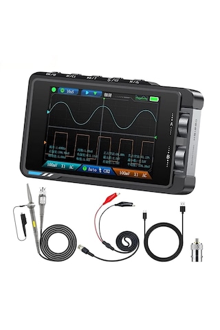 Fnırsı Ds215h 2 Si 1 Arada 50mhz Çift Kanal Dijital Osiloskop Ve Dds Sinyal Jeneratörü